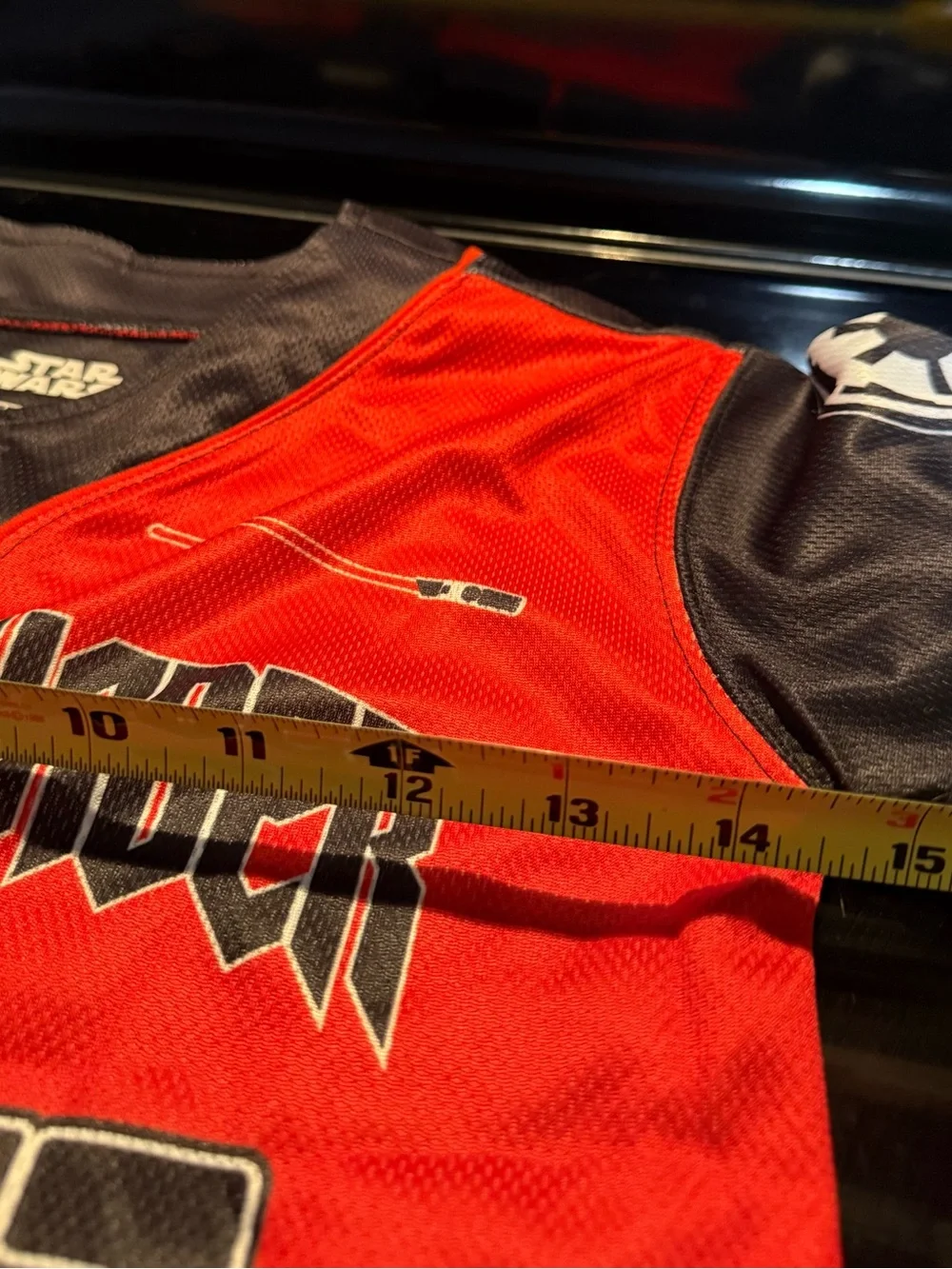 NWT Star Wars Darth Vader Youth XS baseball jersey New- black red